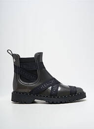 Botine/ghete material neted toc plat până la 3 cm gri LEMON JELLY femeie