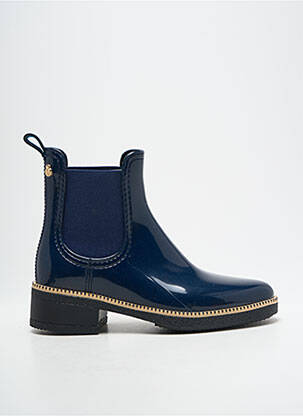Botine/ghete material neted toc plat până la 3 cm albastru LEMON JELLY femeie