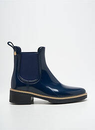 Botine/ghete material neted toc plat până la 3 cm albastru LEMON JELLY femeie