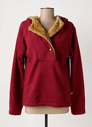 Hanorac cu glugă roșu KALI YOG femeie