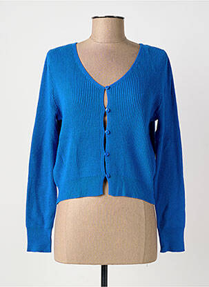 Vestă cu mâneci lungi albastru SURKANA femeie