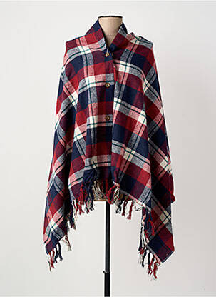 Poncho roșu MOUSQUETON femeie