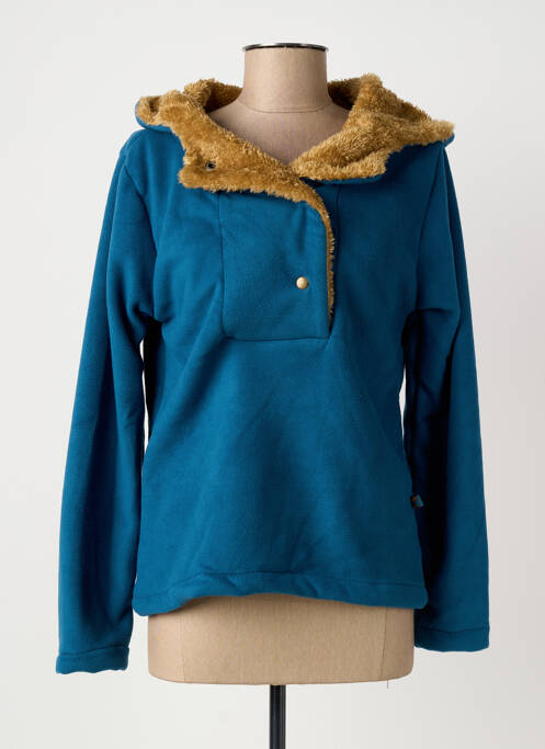 Hanorac cu glugă albastru KALI YOG femeie