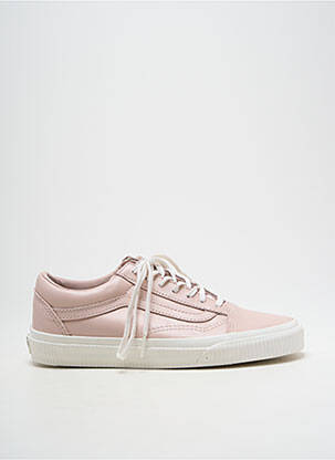 Adidași vârf rotund toc plat până la 3 cm roz VANS femeie