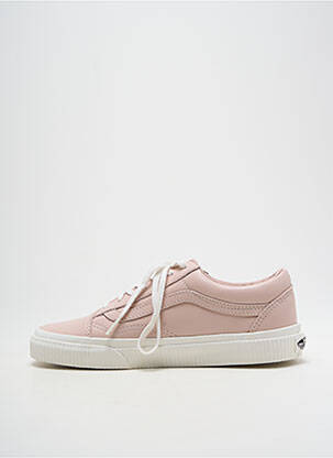 Adidași vârf rotund toc plat până la 3 cm roz VANS femeie