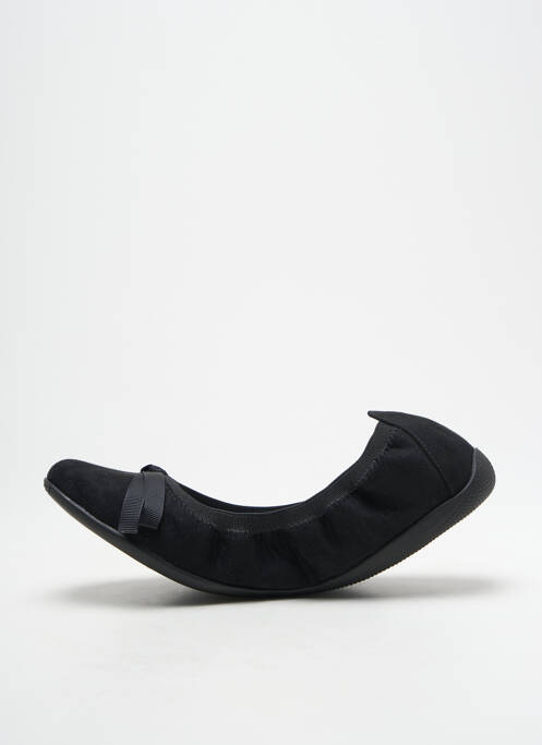 Balerine vârf rotund toc plat până la 3 cm negru LPB femme