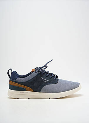 Adidași vârf rotund vârf rotund albastru PEPE JEANS bărbat