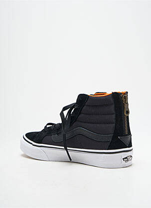 Adidași vârf rotund vârf rotund negru VANS băiat