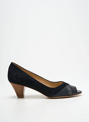 Pantofi cu toc nubuc toc de 4 la 6 cm negru SCHMOOVE femeie