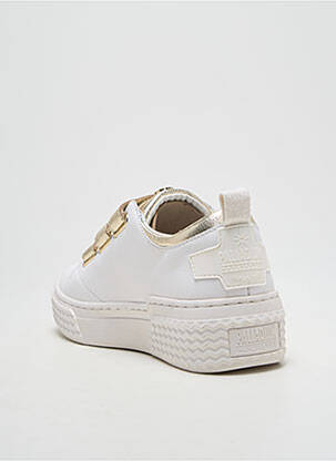 Adidași vârf rotund toc plat până la 3 cm auriu PALLADIUM femeie
