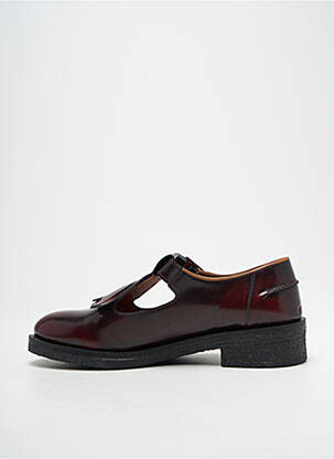 Mocasini material neted toc plat până la 3 cm violet CIRAGE femeie