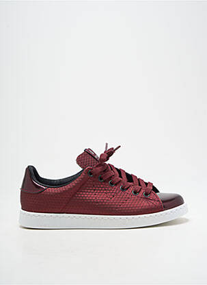 Adidași material neted toc plat până la 3 cm violet VICTORIA femeie