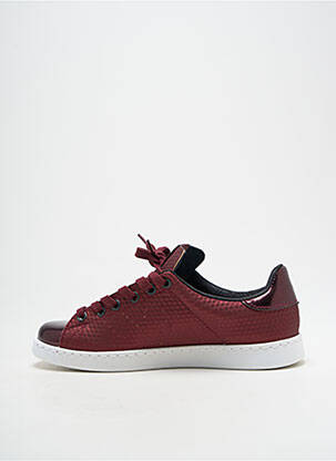Adidași material neted toc plat până la 3 cm violet VICTORIA femeie