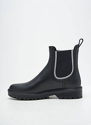 Botine/ghete material neted toc plat până la 3 cm negru VERBENAS femeie