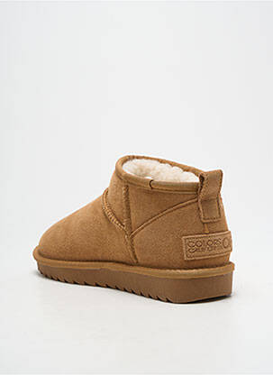 Botine/ghete umplută toc plat până la 3 cm maro COLORS OF CALIFORNIA femeie