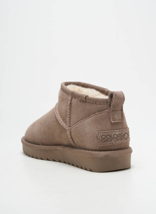 Botine/Ghete bej COLORS OF CALIFORNIA femeie