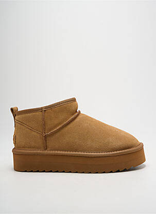 Botine/ghete umplută toc de 4 la 6 cm maro COLORS OF CALIFORNIA femeie