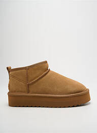 Botine/ghete umplută toc de 4 la 6 cm maro COLORS OF CALIFORNIA femme