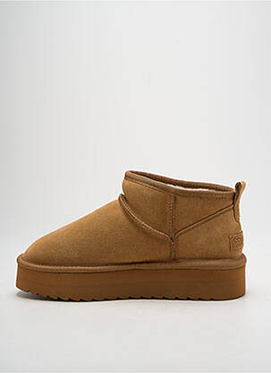 Botine/ghete umplută toc de 4 la 6 cm maro COLORS OF CALIFORNIA femeie