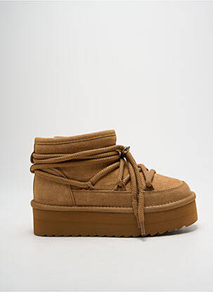 Botine/ghete umplută toc de 4 la 6 cm maro COLORS OF CALIFORNIA femeie