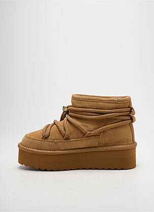 Botine/ghete umplută toc de 4 la 6 cm maro COLORS OF CALIFORNIA femeie