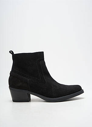 Botine/ghete vârf ascuțit toc de 4 la 6 cm negru PATRICIA MILLER femeie