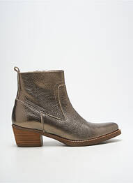 Botine/ghete material neted toc de 4 la 6 cm auriu PATRICIA MILLER femme