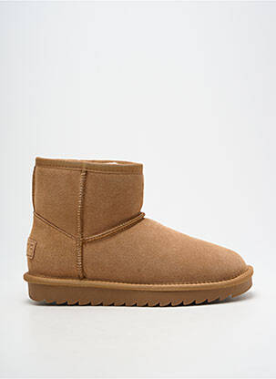 Botine/ghete umplută toc plat până la 3 cm maro COLORS OF CALIFORNIA femeie