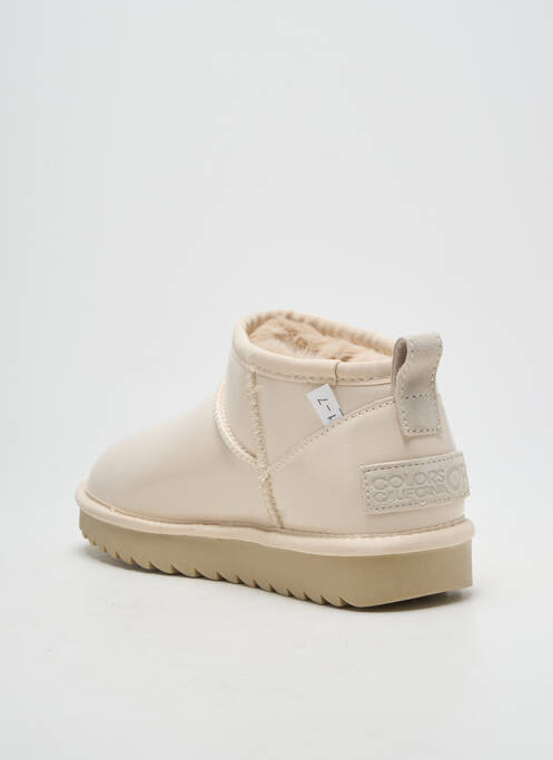 Botine/Ghete bej COLORS OF CALIFORNIA femeie