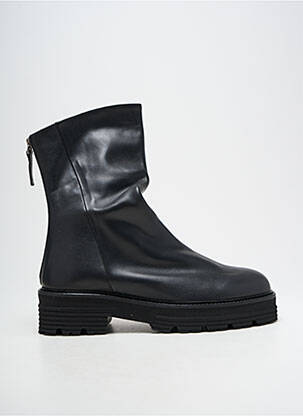 Botine/ghete material neted toc de 4 la 6 cm negru SEMERDJIAN femeie