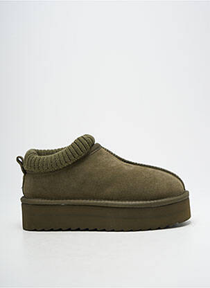 Botine/ghete umplută toc de 4 la 6 cm verde COLORS OF CALIFORNIA femeie