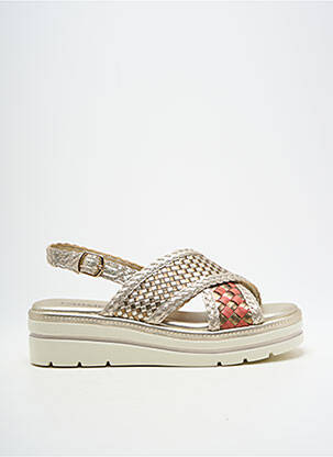 Sandale/Pantofi decupați auriu CARMELA femeie