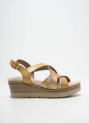 Sandale/pantofi decupați material neted toc de 4 la 6 cm bej XTI femeie