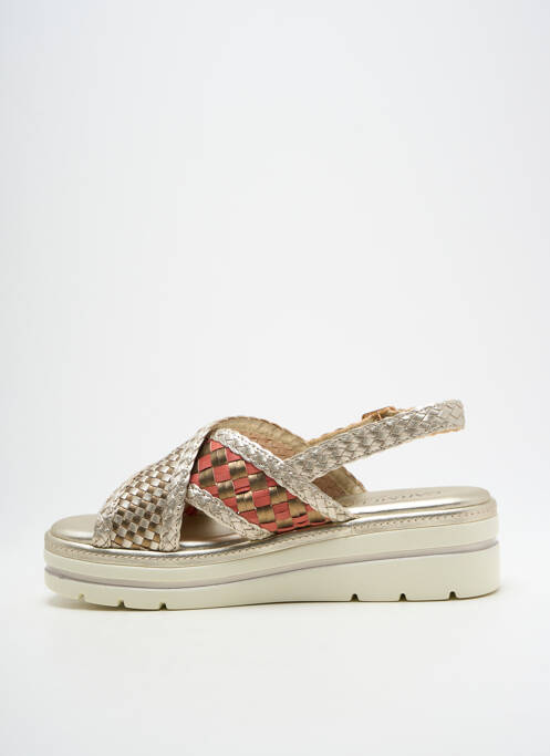 Sandale/Pantofi decupați auriu CARMELA femeie