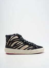 Adidași țesătură țesătură cu sclipici toc plat până la 3 cm negru SHELTER femme
