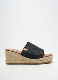 Mulete/saboți toc platformă toc de 7 la 9 cm negru REFRESH femme