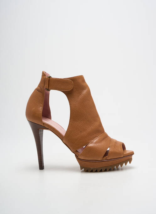 Botine/Ghete maro PEPE CASTELL femeie