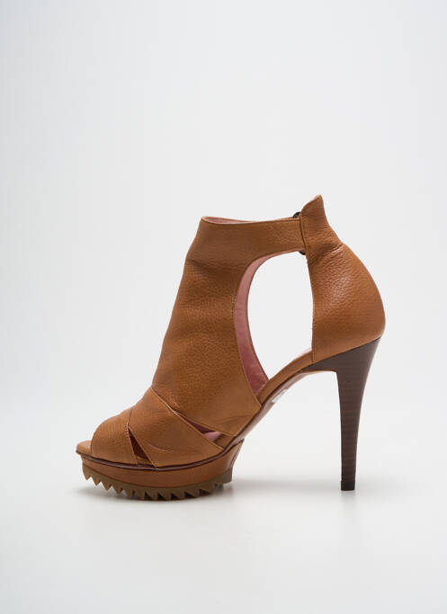 Botine/Ghete maro PEPE CASTELL femeie