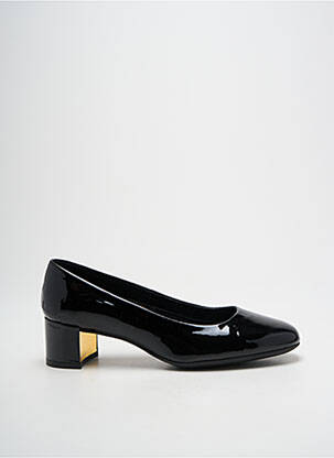 Pantofi cu toc material neted toc de 4 la 6 cm negru THE FLEXX femeie
