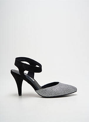 Sandale/pantofi decupați toc de 7 la 9 cm negru TAMARIS femeie