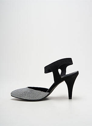 Sandale/pantofi decupați toc de 7 la 9 cm negru TAMARIS femeie