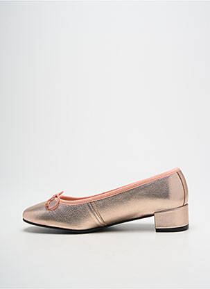 Balerine material neted toc plat până la 3 cm roz BISUE BALLERINAS femeie