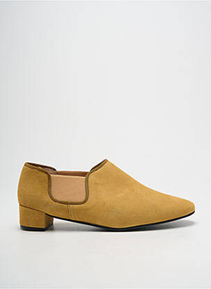 Botine/ghete nubuc toc plat până la 3 cm galben BISUE BALLERINAS femeie