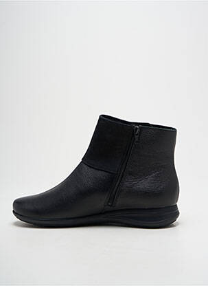 Botine/ghete material neted toc plat până la 3 cm negru MEPHISTO femeie