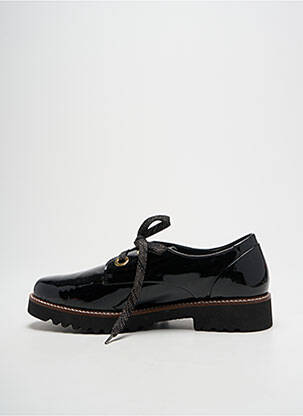 Derby-uri material neted toc plat până la 3 cm negru MEPHISTO femeie