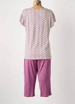 Pijama mâneci scurte violet MASSANA femeie