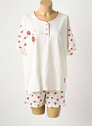 Pijamale scurte alb ÉLIANE femeie