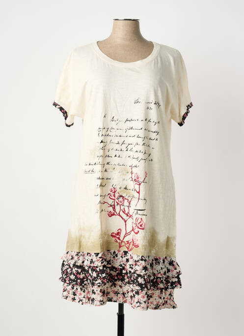 Cămașă de noapte bej MASSANA femeie