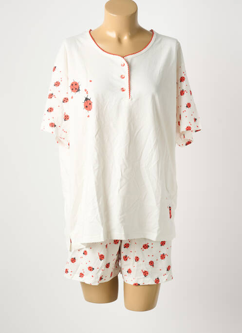 Pijamale scurte alb ÉLIANE femeie