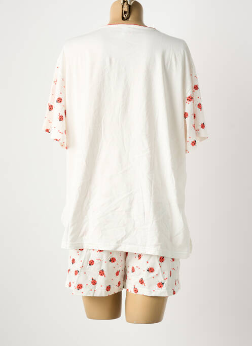 Pijamale scurte alb ÉLIANE femeie